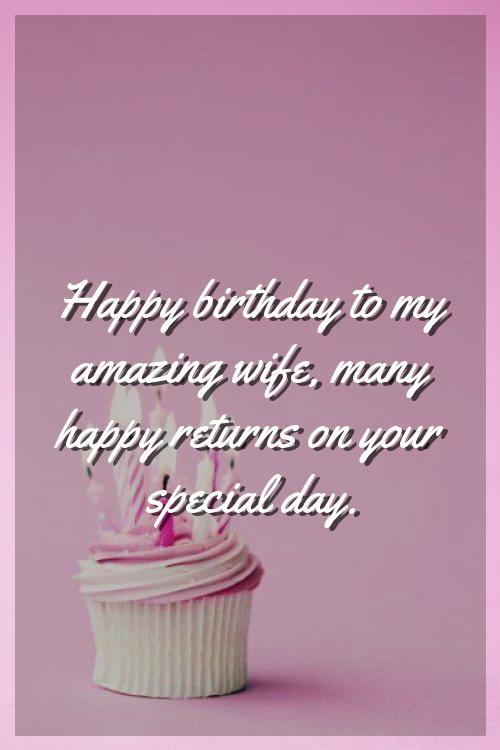 happy birthday to dear wife quotes